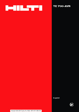 Bontó kalapácsok és fejek Hilti TE 700-AVR