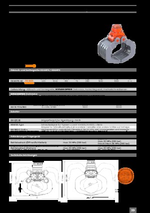 Bontási válogató megfogók Kinshofer D09HPX-50
