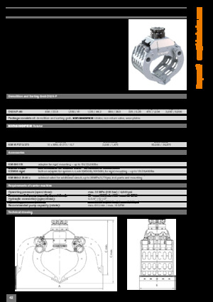 Bontási válogató megfogók Kinshofer D37H-P-125