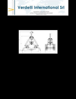 Bontási válogató megfogók Verdelli F.M. 1600