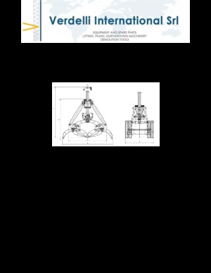 Bontási válogató megfogók Verdelli F.M. 1600