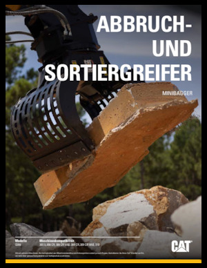 Bontási válogató megfogók Caterpillar G308