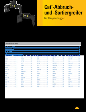 Bontási válogató megfogók Caterpillar G318