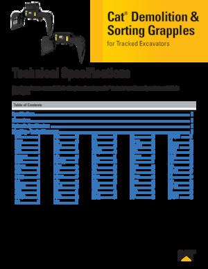Bontási válogató megfogók Caterpillar G318-WH