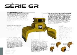 Bontási válogató megfogók OSA Demolition Equipment GR 1