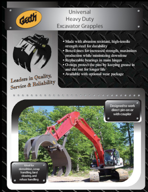 Bontási válogató megfogók Geith HDG150QD