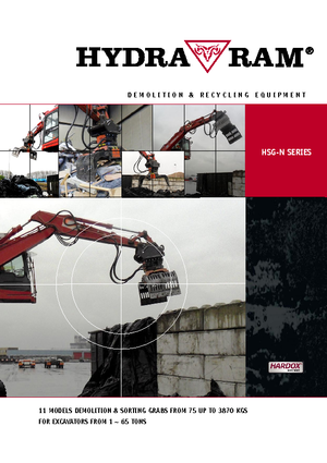 Bontási válogató megfogók Hydra Ram HSG 4 N