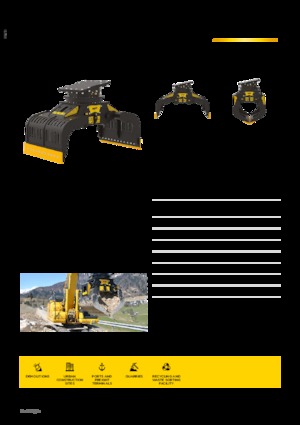 Bontási válogató megfogók MB Crusher MB-G1200 S4