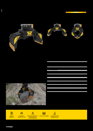 Bontási válogató megfogók MB Crusher MB-G450 S4