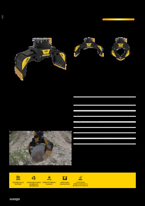 Bontási válogató megfogók MB Crusher MB-G450 S4