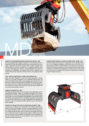 Bontási válogató megfogók VTN MD 070