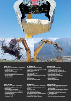 Bontási válogató megfogók VTN MD210 D