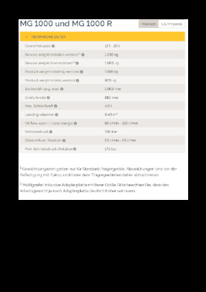 Bontási válogató megfogók Epiroc MG 1000 