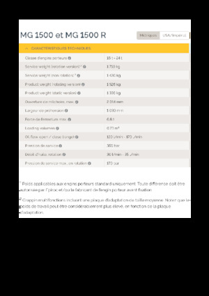 Bontási válogató megfogók Epiroc MG 1500 R 