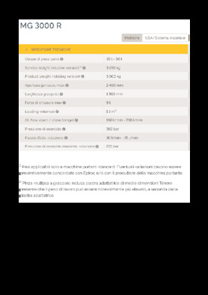 Bontási válogató megfogók Epiroc MG 3000 R