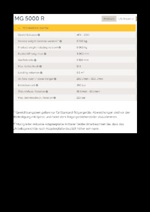 Bontási válogató megfogók Epiroc MG 5000 R