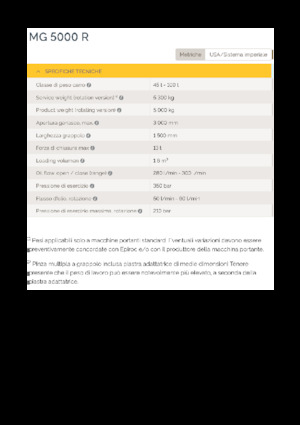 Bontási válogató megfogók Epiroc MG 5000 R