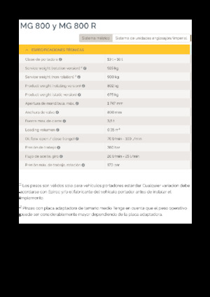 Bontási válogató megfogók Epiroc MG 800 R 