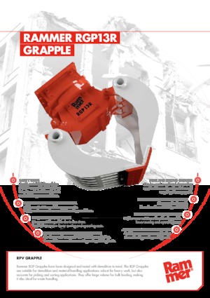 Bontási válogató megfogók Rammer RGP07R