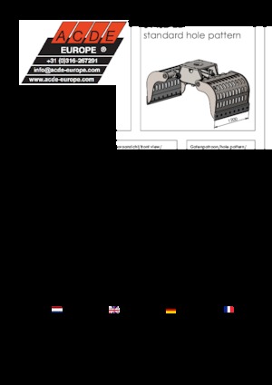 Bontási válogató megfogók ACDE S1402-ZD