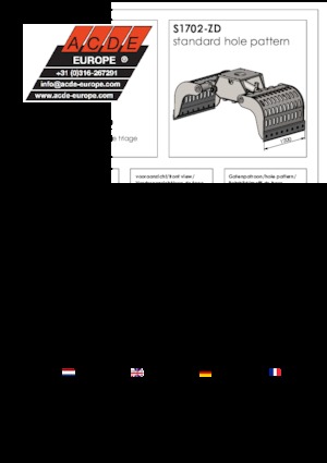 Bontási válogató megfogók ACDE S1702-ZD