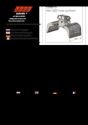 Bontási válogató megfogók ACDE S3000-D