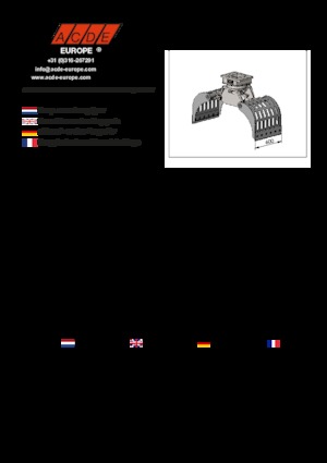 Bontási válogató megfogók ACDE S400-D