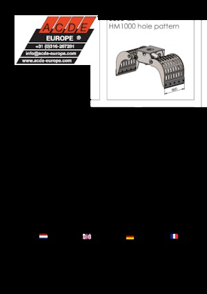 Bontási válogató megfogók ACDE S803-ZD