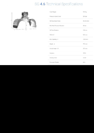 Bontási válogató megfogók Promove SG 4.6