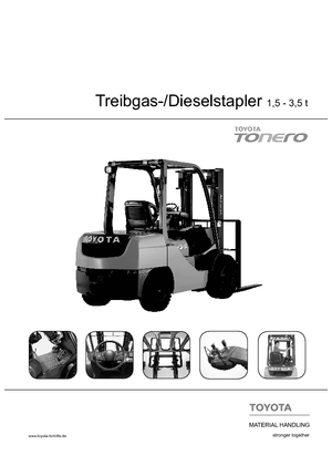 Dízel targoncák Toyota 02-8 FDF 30