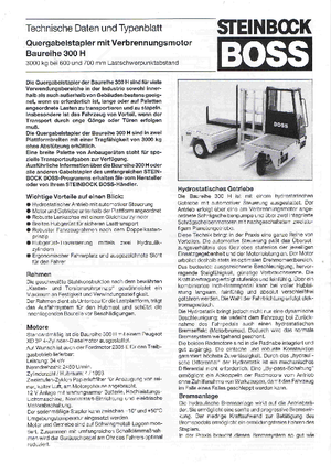 Dízel oldalvillás taroncák Steinbock 336 H