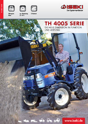 Kommuniális traktorok - elülső felfüggesztéssel Iseki 4295 AHL