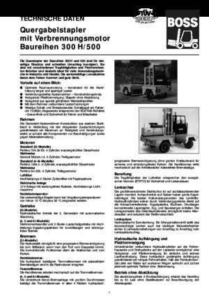 Dízel oldalvillás taroncák Steinbock 547