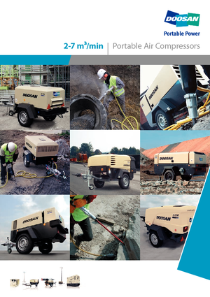 Mobilkompresszorok - dízel, elektromos, benzines Doosan 7/41 