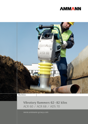 Benzines és dízel dönglők Ammann ATR 60 C