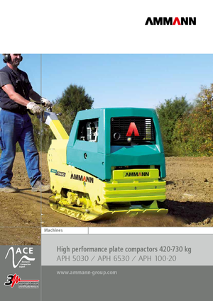 Kétirányú vibrolapok Ammann APH 5020