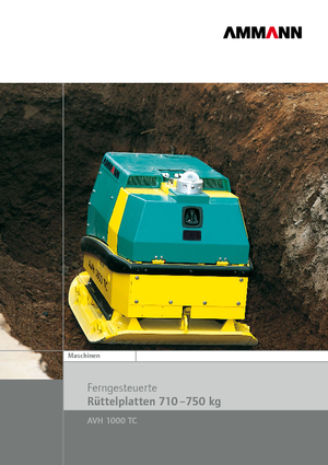 Kétirányú vibrolapok Ammann AVH 1000 TC