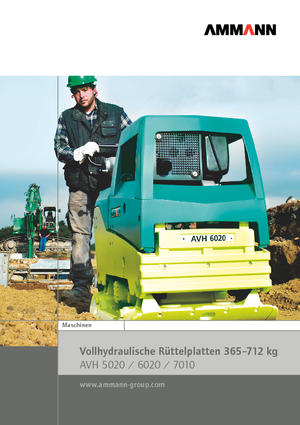 Kétirányú vibrolapok Ammann APH 5020