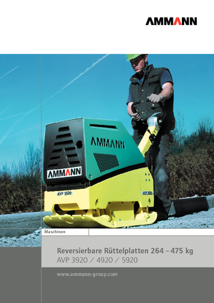 Kétirányú vibrolapok Ammann AVP 4920