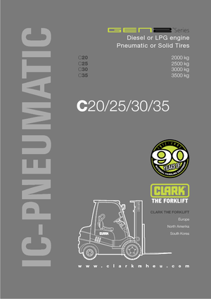 Dízel targoncák Clark C 20 D