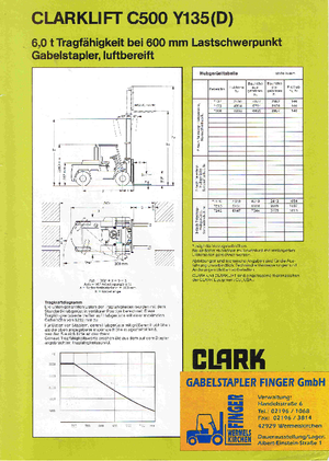 Dízel targoncák Clark C 500-y-135 D