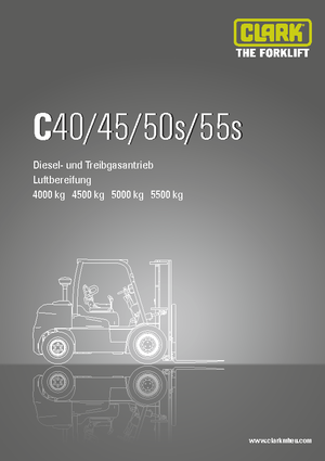 Dízel targoncák Clark C 55 s D