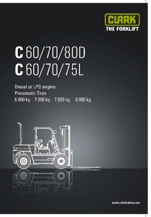 Dízel targoncák Clark C 80 D