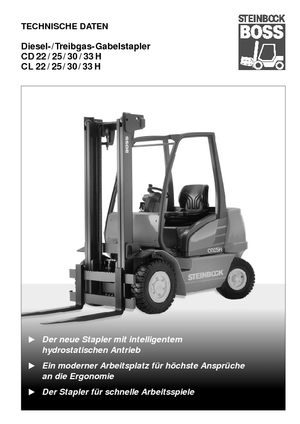 Dízel targoncák Steinbock CD 33 H