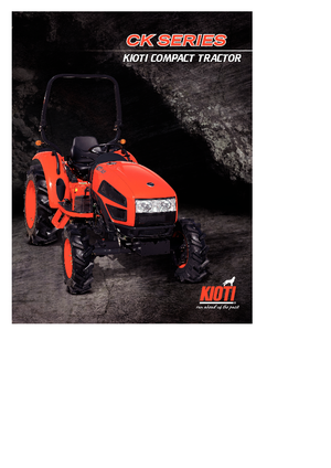 Kommuniális traktorok - elülső felfüggesztéssel Kioti CK 27