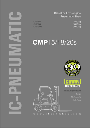 Dízel targoncák Clark CMP 18 D