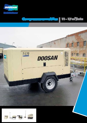 Mobilkompresszorok - dízel, elektromos, benzines Doosan 7/170