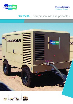 Mobilkompresszorok - dízel, elektromos, benzines Doosan 9/235 HA 