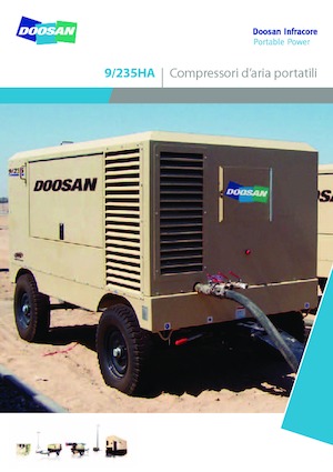 Mobilkompresszorok - dízel, elektromos, benzines Doosan 9/235 HA 