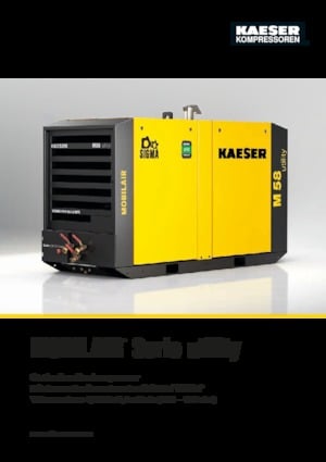 Telepített kompresszorok - dízel, elektromos, benzines Kaeser Mobilair M 57 Utility